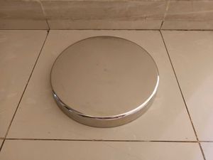 Unused Stainless Steel Thali Plate