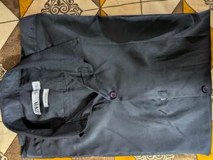 Zara Relaxed Fit Button-Up Shirt