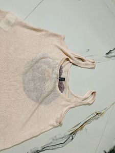 Cute Lips Knit Tank Top