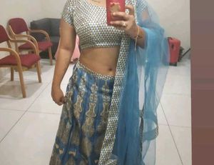 Beautiful Blue Lehenga Choli Set
