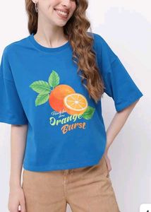 glitchez Graphic Printed Boxy T-shirt