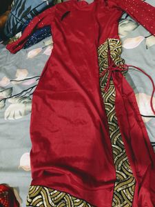 Soft Silk Bright Maroon Kurti For Festive N Occass