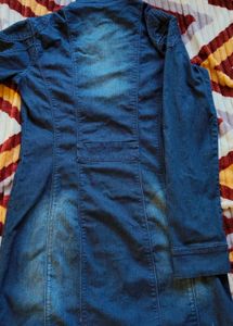 Denim Long Jacket