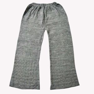 Stylish Grey Patterned Palazzo Pants 🆕 NWOT 🫶 2X