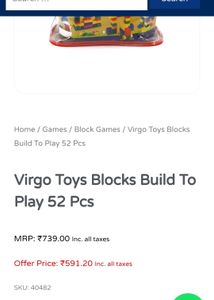 Kids Build To Play Block 52 Parts