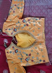 Elegant Red Banarasi Saree very soft material