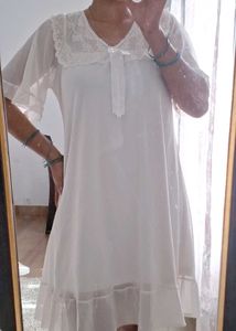 Sheer Lace Nightgown