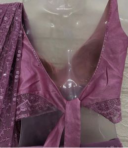 Readymade Embroidered Saree