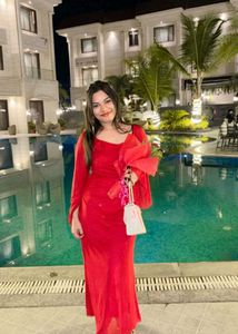 Elegant Red Maxi Dress for Special Occasions