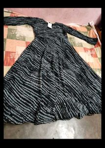 Stylish Printed Wrap Maxi Dress