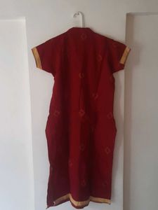 3 pc  Cotton Kurta pant set