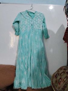 Beautiful Blue Tie-Dye Kurta
