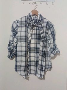 women's check Casual Shirt