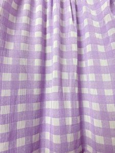 Lavender Gingham Tiered Dress💜