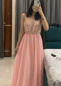 Sparkling Sequin & Chiffon Dress