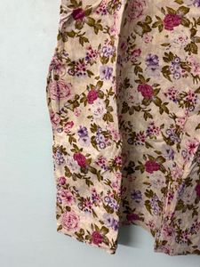 Rose printed long kurta