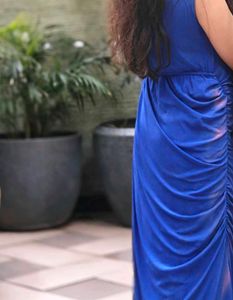 Stunning Royal Blue Embellished Dress