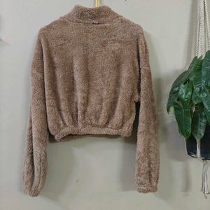 shein fuzzy pullover