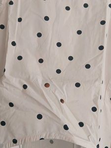 Polka Dot High-Low Sleeveless Top