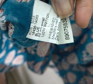 Cottonworld Blockprint Shirt Dress