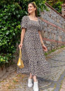 Chic Floral Midi Dress