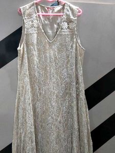 Elegant Lace Embellished Gown