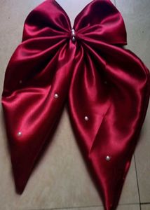 Elegant Satin Hair Bow &amp; Scrunchie Set