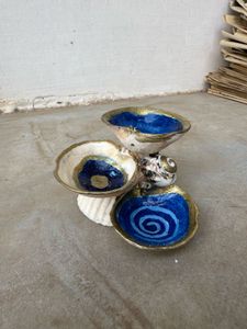 Og Seashell Trinket Dish Decor