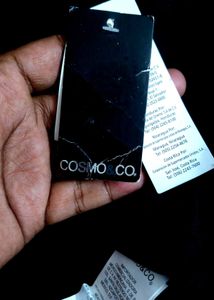 Cosmo&amp;Co. Satin Black Top