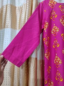 Pink Printed Kurti 💗✨