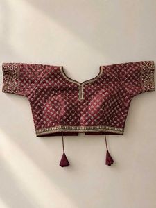 Embroidered Silk Blouse