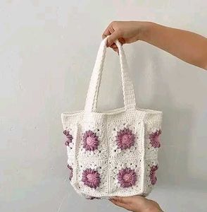 crochet handbag