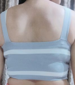 Geometric Knit Crop Top