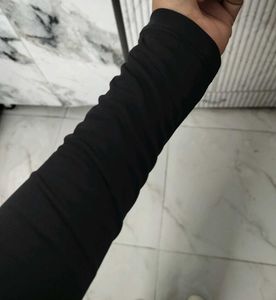 Classic Black Long Sleeve Top