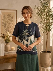 Unique Batik Print Blouse