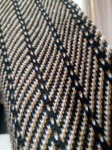 set of 2 Chic Chevron Knit Sweater &amp; turtle nec