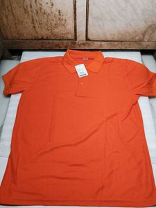 Orange Polo T-Shirt by INKKA
