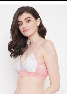 Clovia Women Bralette Lightly Padded Bra (Pink)