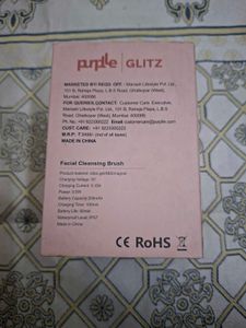 Purple Glitz Sonic Facial Cleanser