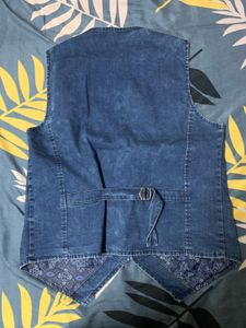 Denim Waist Coat