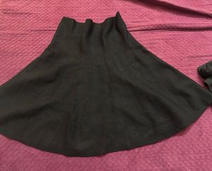 Classic Black A-Line Skirt