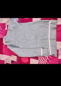 Cozy Blue V-Neck Knit Sweater