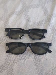 2 Pairs 3D Glasses