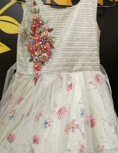 Floral Tulle Party Dress