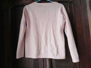 Pink Pearl Embellished Cardigan