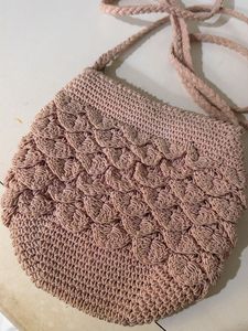 Chic Crochet Sling Bag