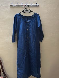 Blue Cotton Kurta