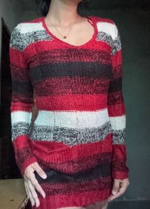 Cozy Striped Knit Sweater