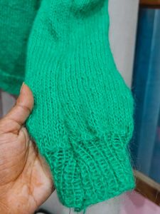 Emerald Green Knit Sweater