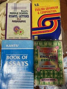 Set of 4 english books